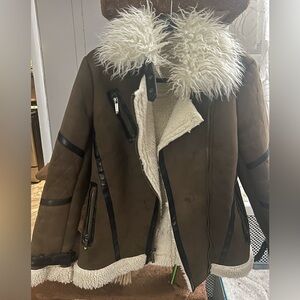 Michael Kors faux shearling jacket
